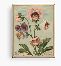 Victorian Flower Children Canvas Print