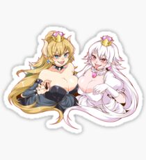 bowsette and boosette Sticker