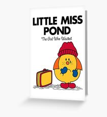 Little Miss Pond Greeting Card