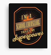 school counselor Canvas Print