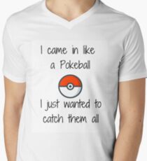 Pokeball Men's V-Neck T-Shirt