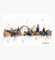 London England Skyline Photographic Print