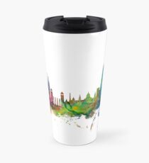 Taza de viaje Skyline de Barcelona España