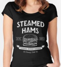 Steamed Hams | Inspired by The Simpsons Women's Fitted Scoop T-Shirt