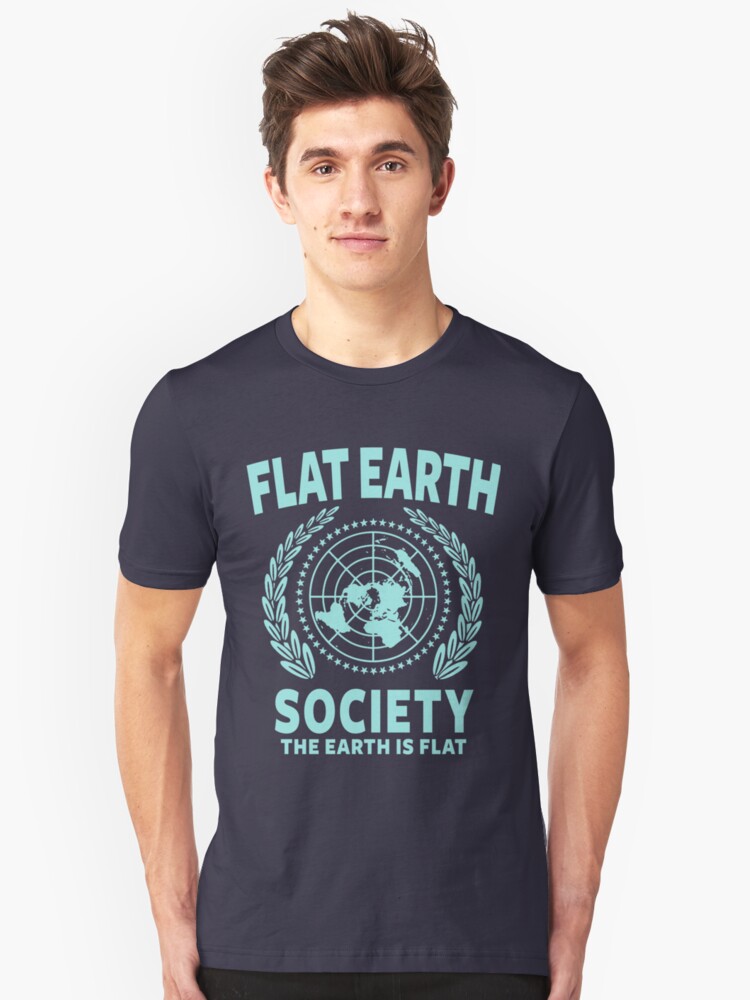 flat earth t shirt