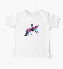 "Beautiful Radiation" Fractal Unicorn Art Baby Tee
