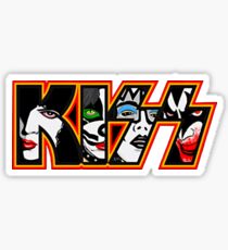 Kiss Band Stickers 