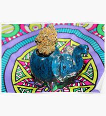 Orange Kush Elefantenrohr Poster