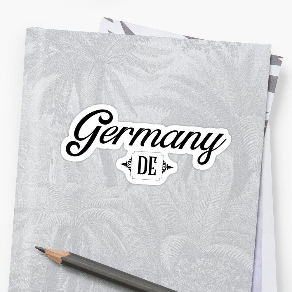 germany-country-code-german-de-sticker-by-celticana-redbubble