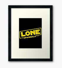 Lone A Spaceballs Story Framed Print