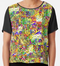Muster Schrill Chiffontop