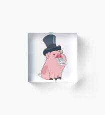 Waddles Acrylic Block