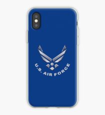 US Air Force Symbol für dunkle Farben iPhone-Hülle & Cover