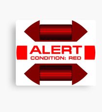 RED ALERT: Star Trek and Beyond Canvas Print