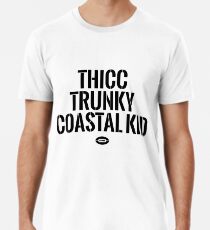 Camiseta premium para hombre Thicc Trunky Coastal Kid - Sam Darnold x Colin Cowherd