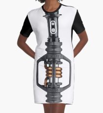 Crank Bro Eggbeater Pedals Graphic T-Shirt Dress