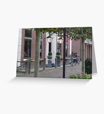 red brick Greeting Card