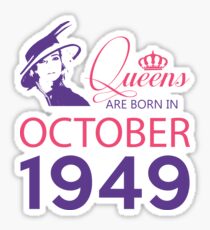 It's My Birthday 69. Made In October 1949. 1949 Gift Ideas. Sticker