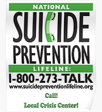Suicide Prevention - TALK! Poster