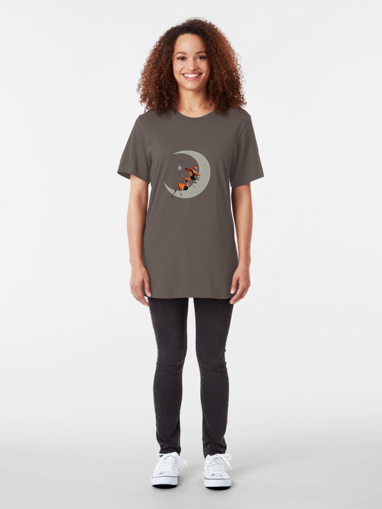 Alternate view of Devil Girl - Halloween 14 Slim Fit T-Shirt
