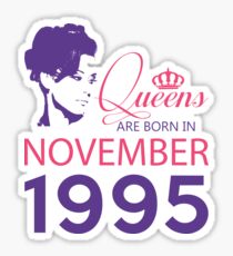 It's My Birthday 23. Made In November 1995. 1995 Gift Ideas. Sticker