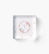 Letter I Acrylic Block