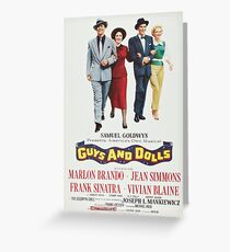 Guys and Dolls Greeting Card