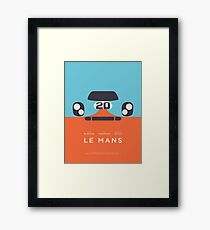 Le Mans Movie Gulf - Layout B Framed Print