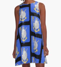 French France Coat of Arms 17377 Blason Louis Antoine de Bougainville A-Line Dress