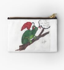 Unimpressed Santa Frog. Studio Pouch