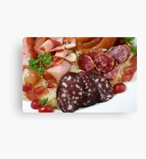 Choucroute Alsacienne Canvas Print