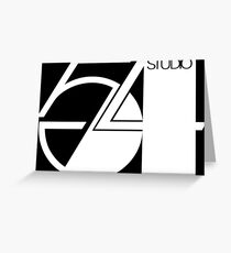 studio 54 Greeting Card