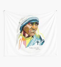 Mother Teresa portrait Wall Tapestry