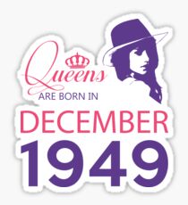 It's My Birthday 69. Made In December 1949. 1949 Gift Ideas. Sticker
