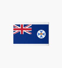 Queensland Flag, Australia Art Board