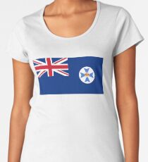 Queensland Flag, Australia Women's Premium T-Shirt
