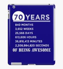 Vinilo o funda para iPad 70.os regalos de cumpleaños 70 años de ser impresionante