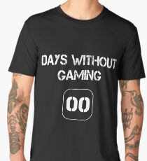 Days Without Gaming - 00 Men's Premium T-Shirt