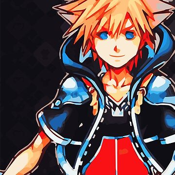 Kingdom hearts Sora Art Board Print for Sale by skydesigns