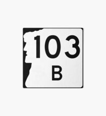 New Hampshire NH 103B | United States Highway Shield Sign Galeriedruck