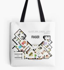 Frasier Wohnung Einteilung & Einrichtung Tote Bag