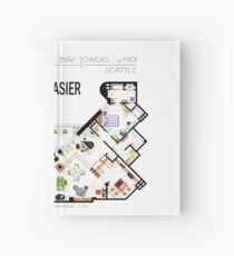 Cuaderno de tapa dura Frasier Apartment Floorplan