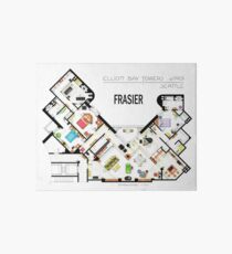 Frasier Wohnung Einteilung & Einrichtung Galeriedruck