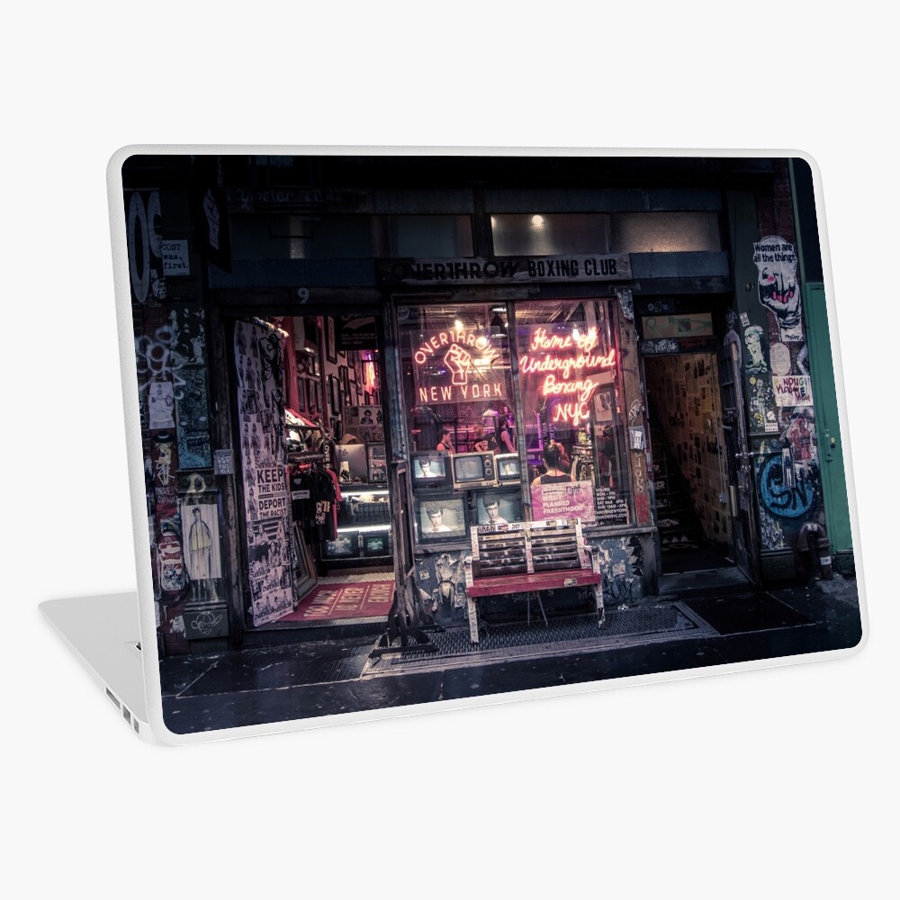 Underground Boxing Club Nyc Laptop Skin By Nicklas81 Redbubble