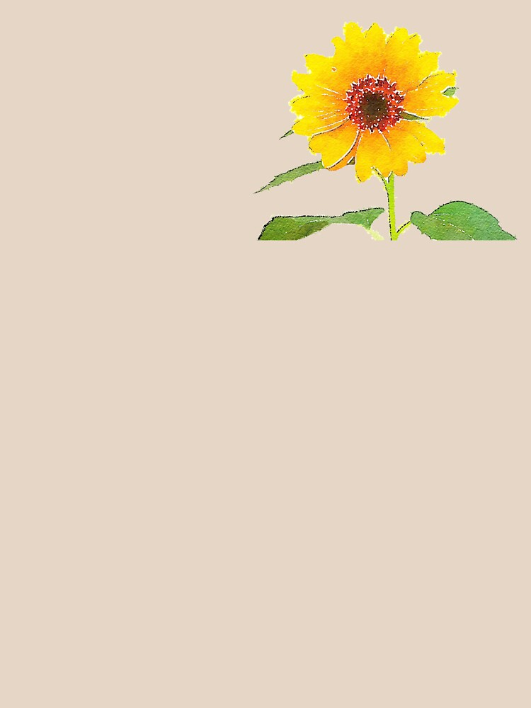 Sunflower in Watercolor by douglasewelch