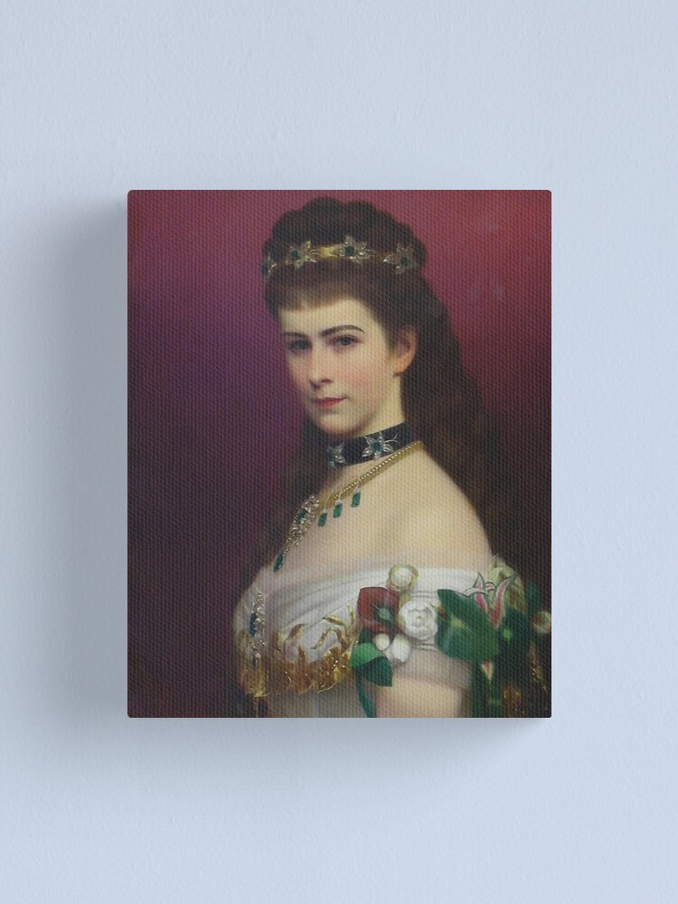 Alternate view of Empress "Sissy",Elizabeth of Austria Canvas Print