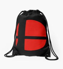 Smash Bros. Logo Drawstring Bag