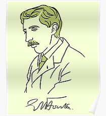 EM Forster Stencil Poster