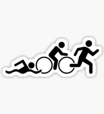 Pegatina Triatlón