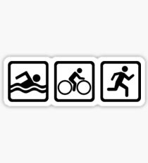 Pegatina Triatlón